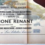 Original film poster "The Man of Rio "1964 Jean-paul Belmondo, Dorléac...