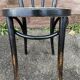 4 chaises bistrot style Thonet en bois courbé noirci