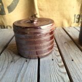 2 decorative sandstone boxes with lid