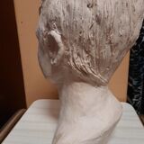 Boy's head in plaster