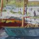 Tableau "Port de Saint Malo" signé