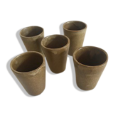 Gobelets en grès Digoin