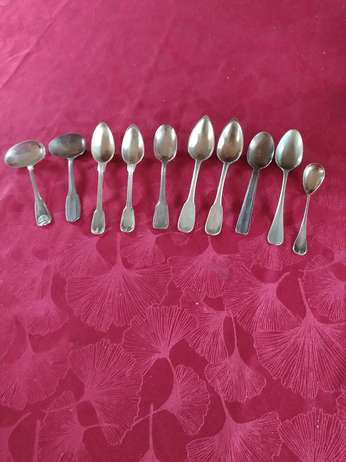 Small mismatched spoons