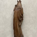 Madonna and Child in Gothic style wood