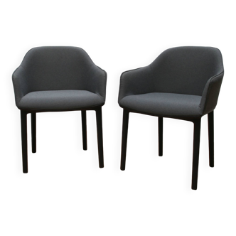 Paire de fauteuil Softshell Bouroullec, Vitra
