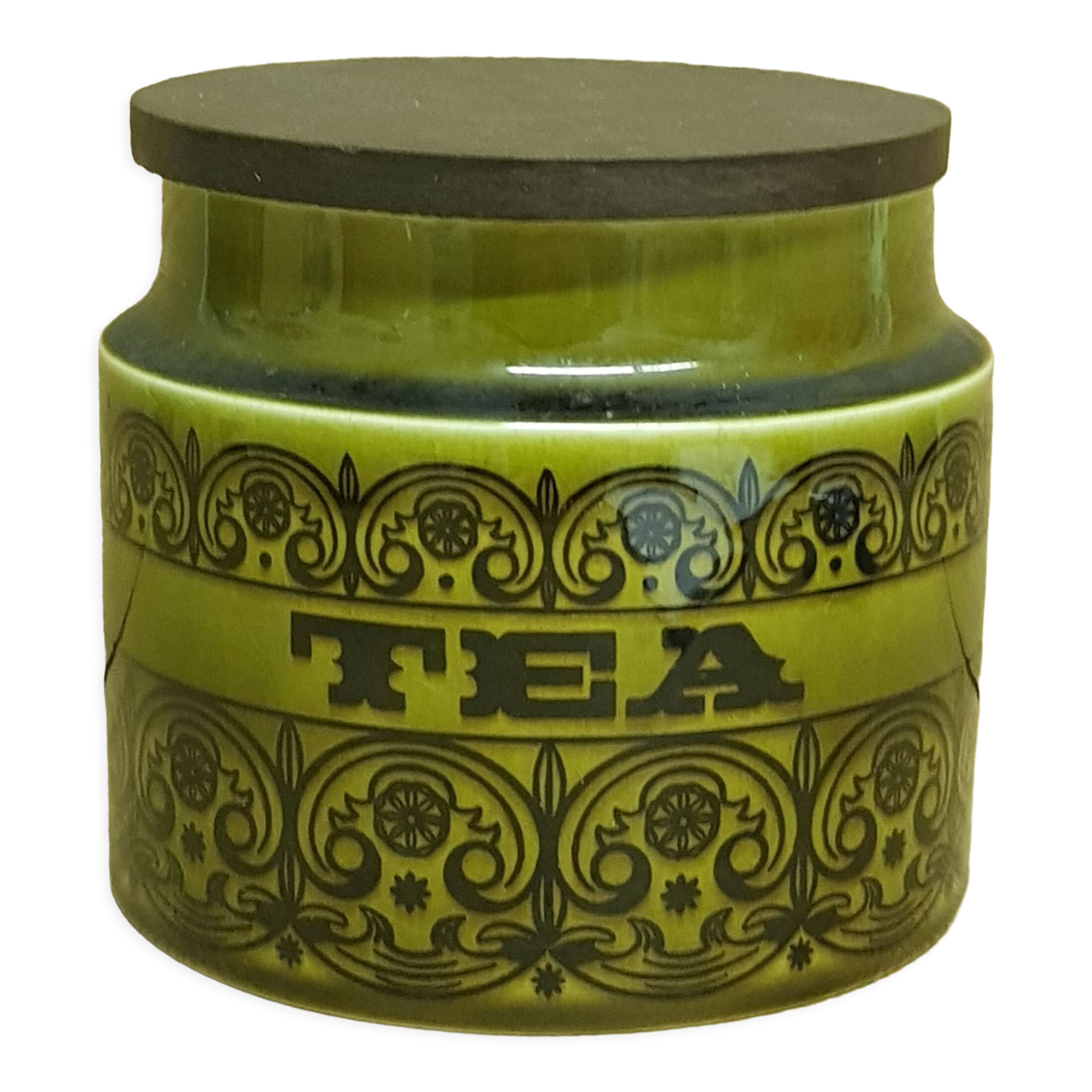 70's Hornsea ceramic tea jar