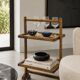 Silent servant, solid wood - Late 19th century - Minimalist side table