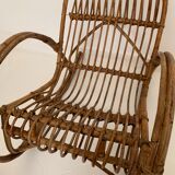 Rocking-chair child rattan