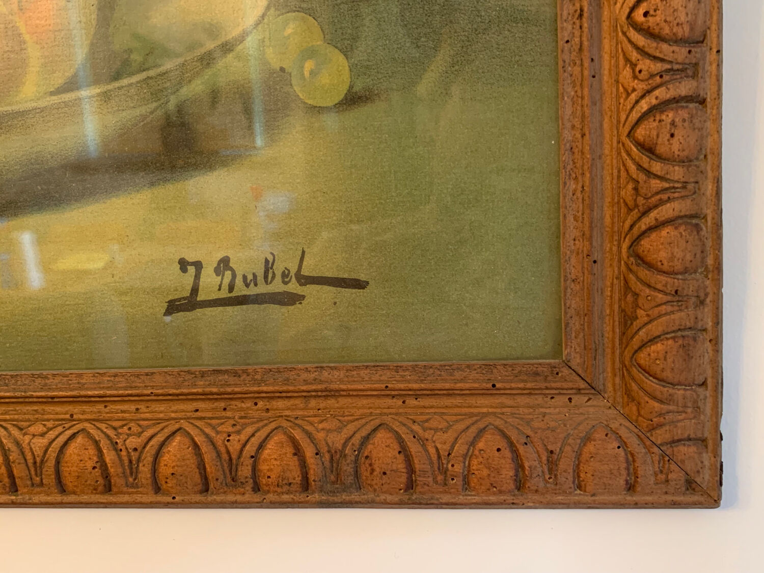 Pair of Still Life Fruit Paintings 1900