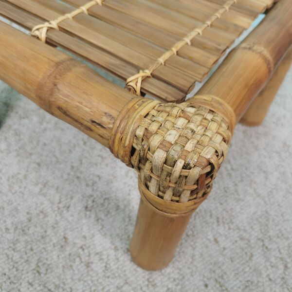 Chevets bouts de canapé en bambou