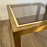 Smoked glass side table