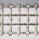 Dessous de plat en argent façon bambou