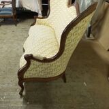 Napoleon III mahogany sofa