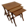 Vintage nest of 3 sidetables mimiset
