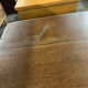 Table à manger vintage XL en bois massif
