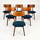 Set of 6 Mid Century Louis van Teeffelen Dining Chairs, 1960s