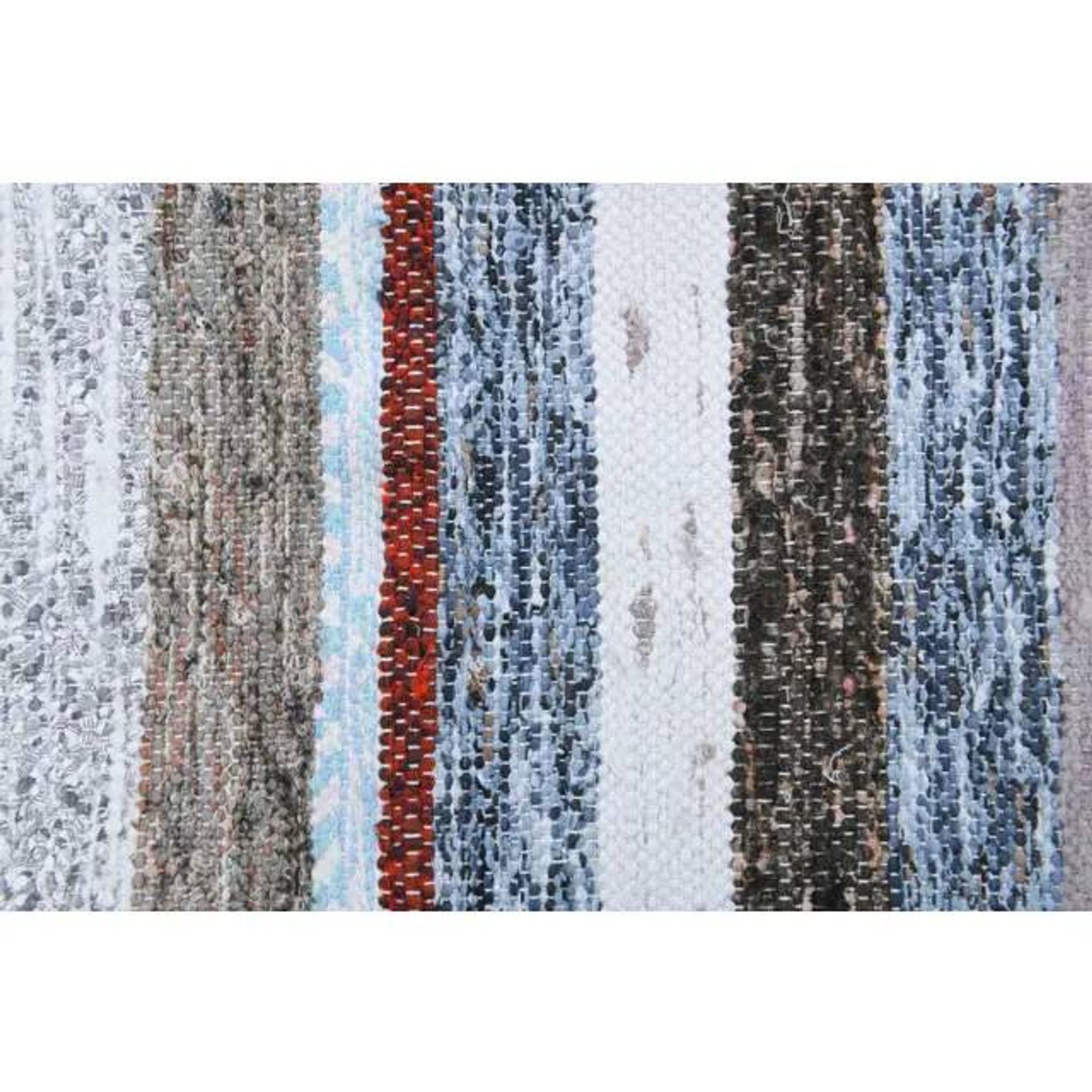 Vintage Turkish Hand-Knotted Wool Cotton White Kilim Runner Rug 60x196