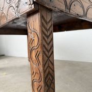 Savoyard folk art coffee table