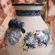 Large vase in Italian faience from the 20th century.