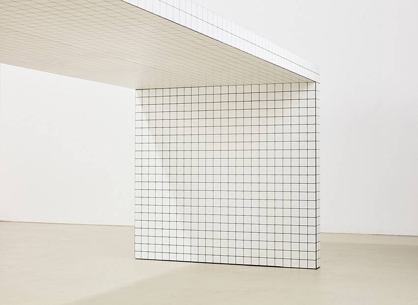 Rare 1st Edition Quaderna Dining Table by Superstudio Italy 1969