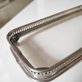 Silver metal tray