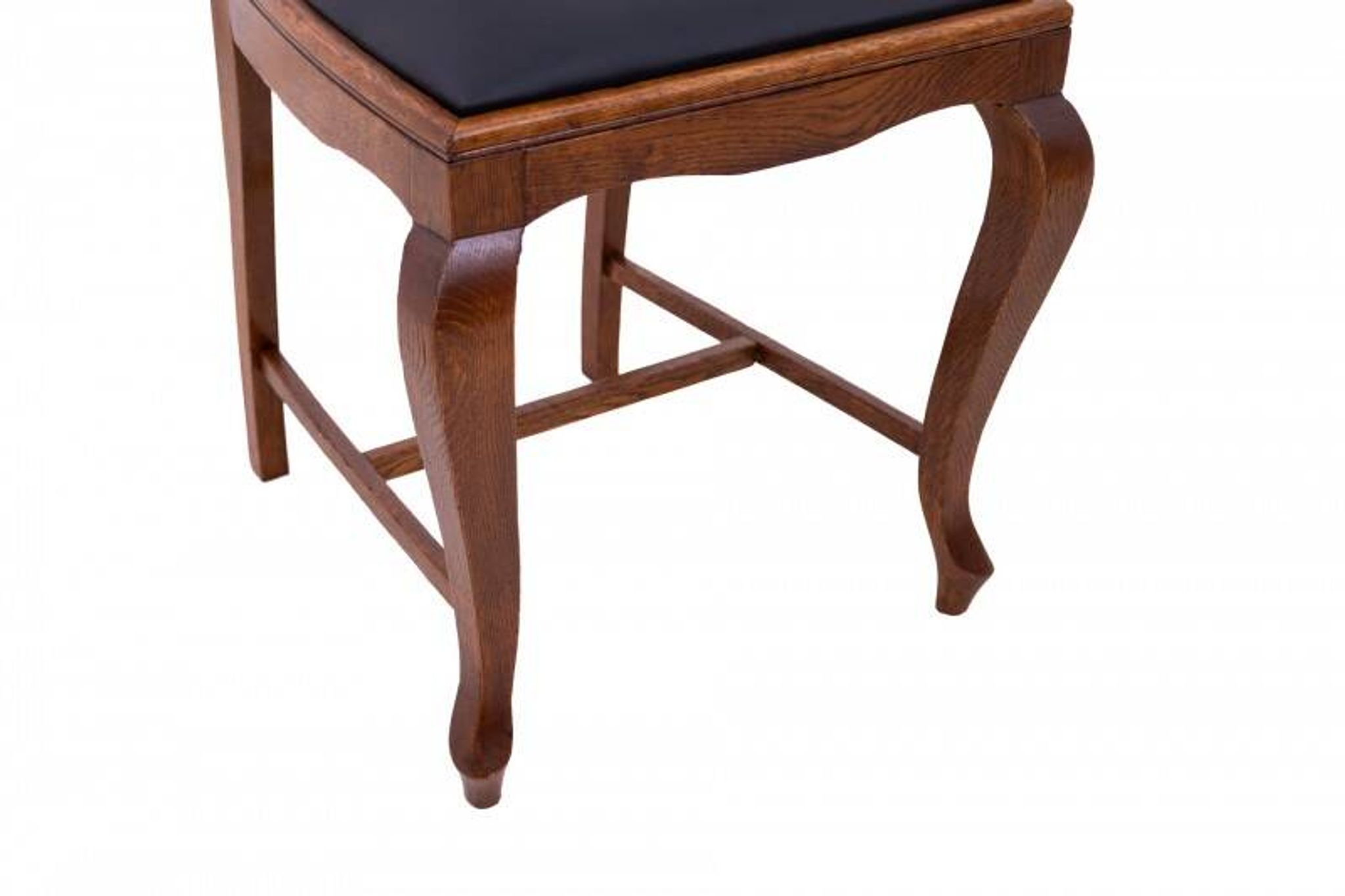 Large extendable table with eight chairs, late 19th century, France. After renovation.