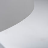 Floor lamp in white opaline glass, 1970's, italy