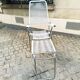 Armchair chaise longue adjustable deckchair with footrest spaghetti scoubidou