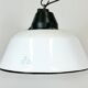 Enamel and cast iron industrial pendant light 1960s