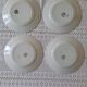 Set of 4 ironstone flat plates