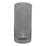 Daum France crystal tumbler glass timeless design signed 12.3 cm