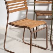 Chaises de jardin anciennes (c.1920). Ensemble de 4 pièces #1