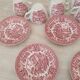 Tasses et sous-tasses Ironstone / service café thé Anglais "Olde Count