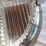 Art Deco 1930s silver-plated metal serving tray