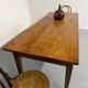 Grande table de ferme en bois avec tiroir en sapin fin 19 eme 