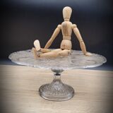 Chopped transparent pie dish