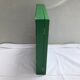 Old green wood showcase