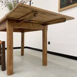 Oak farmhouse table 120cm + 200cm extensions