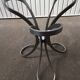 Table ronde design années 70