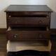 Petite commode ancienne en hêtre 3 tiroirs France Fin XIXe/début XXe