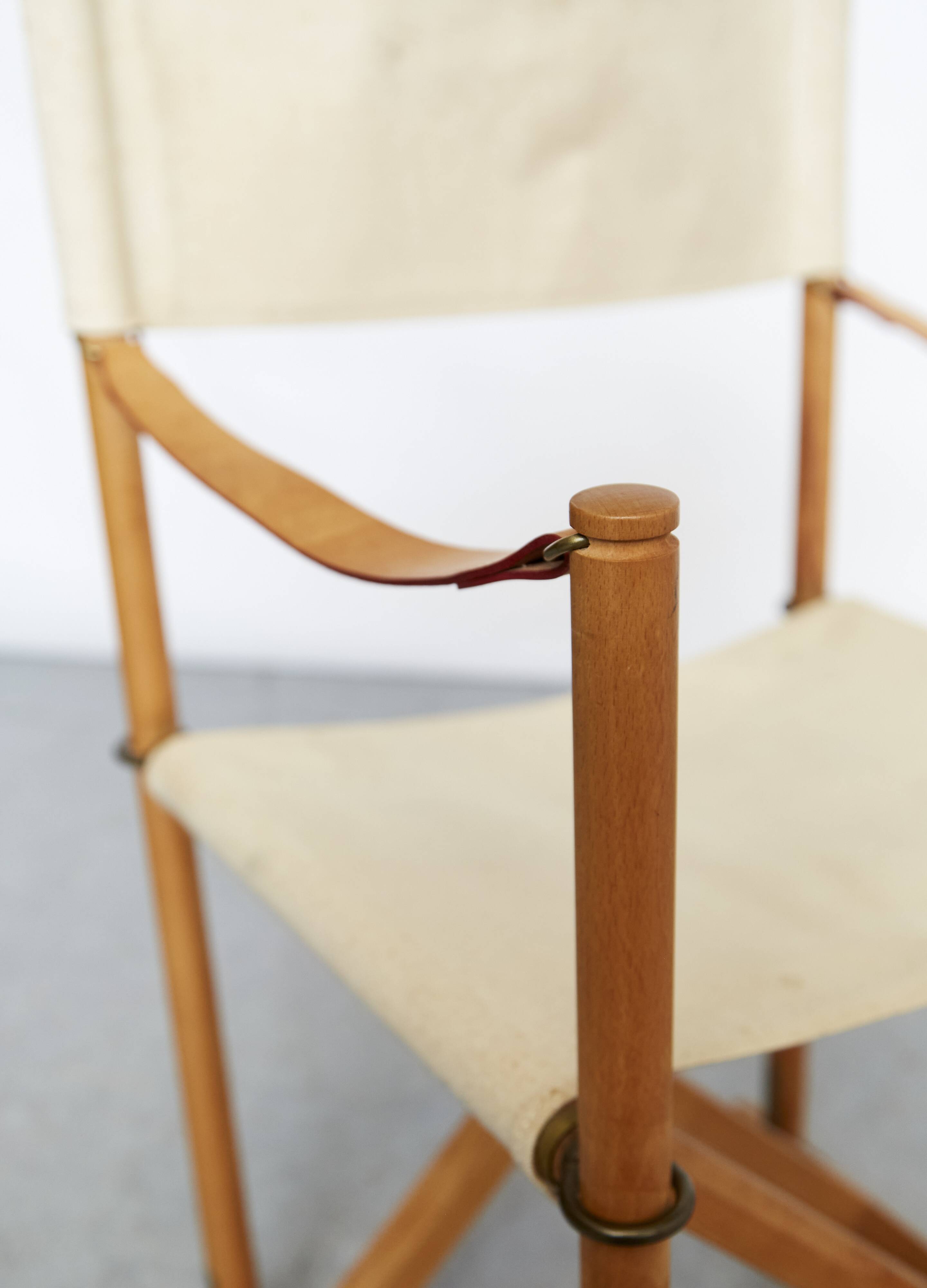 Chaise pliante Mogens Koch MK-16 pour Rud Rasmussen