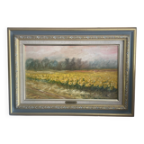 Tableau huile sur toile signé Claude Laz 1996