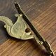 Antique wall hooks, dragon shape, in brass