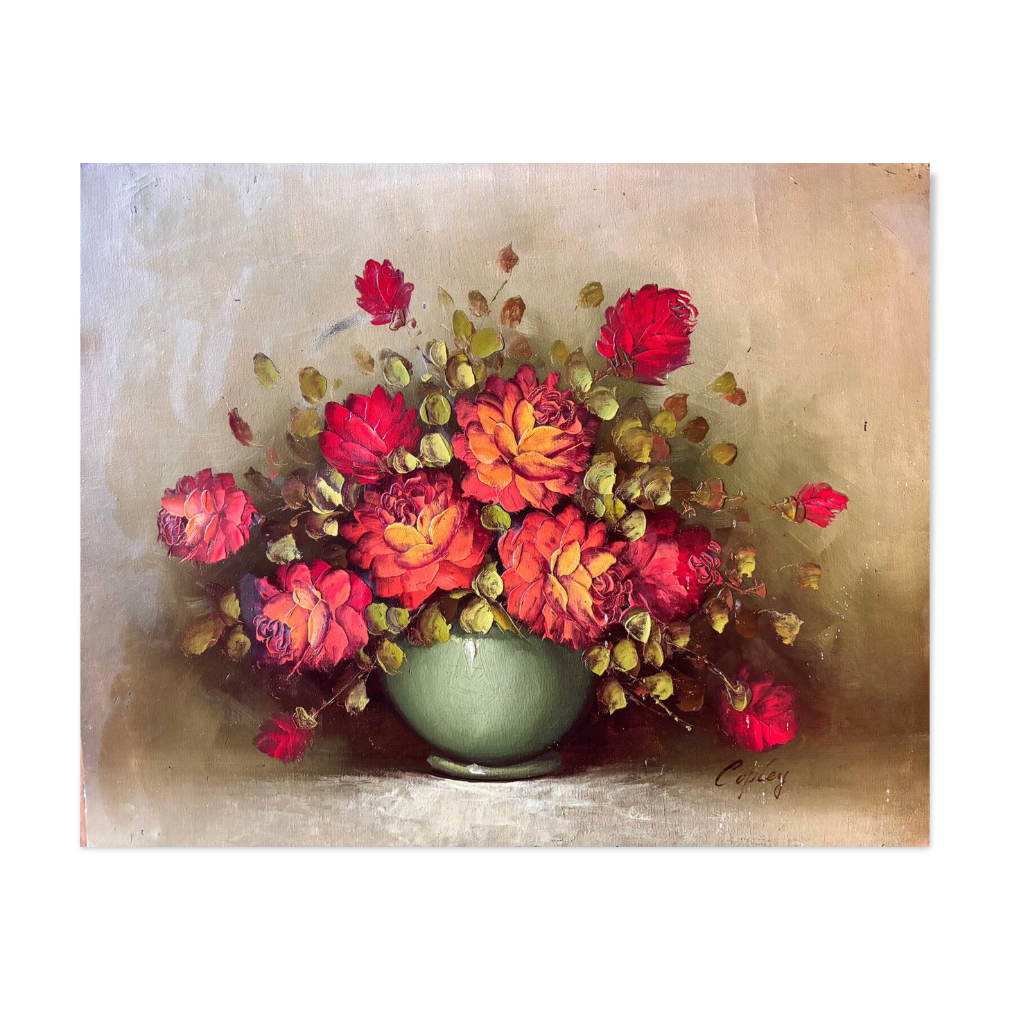 Rose painting by COPLEY