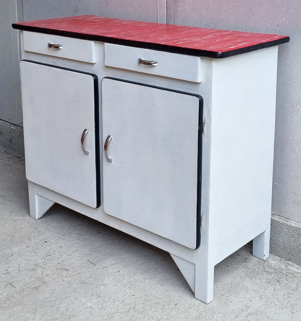 Low sideboard, vintage wood 50s