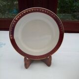 12 Rubis / Digoin dessert plates