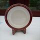 12 Rubis / Digoin dessert plates
