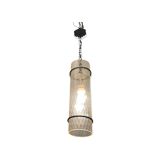 Italien fer forgé murano lampe pendentif lumière