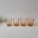 Lot de 8 verres à eau rose