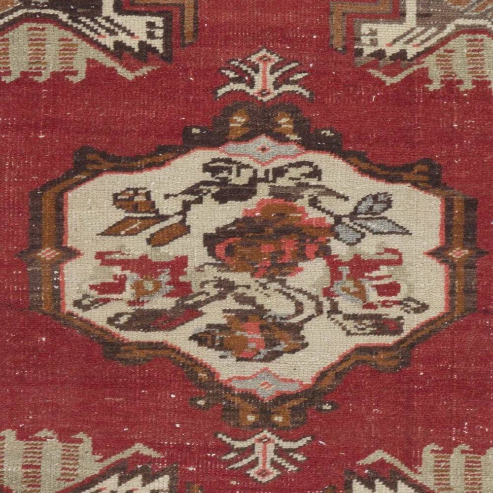 Hand-knotted Small Rug. Door Mat. Turkish Wool Seat Cover. Entryway Mat. Kitchen Rug. Vintage Bath Mat